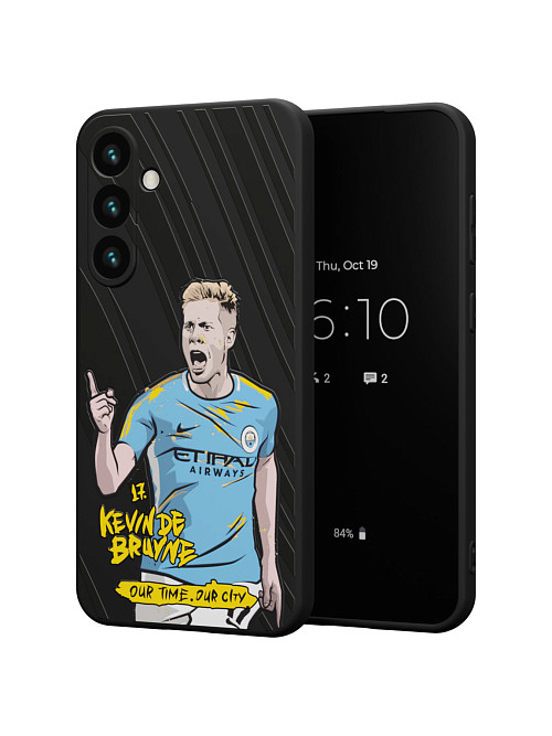 Силиконовый чехол для Samsung Galaxy S24 "NOVEL: Kevin de Bruyne"