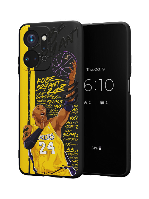 Силиконовый чехол для Honor X7a "NOVEL: Kobe Bryant"