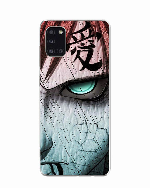 Силиконовый чехол для Samsung Galaxy A31 "Naruto Shippuden - Gaara grimm face"