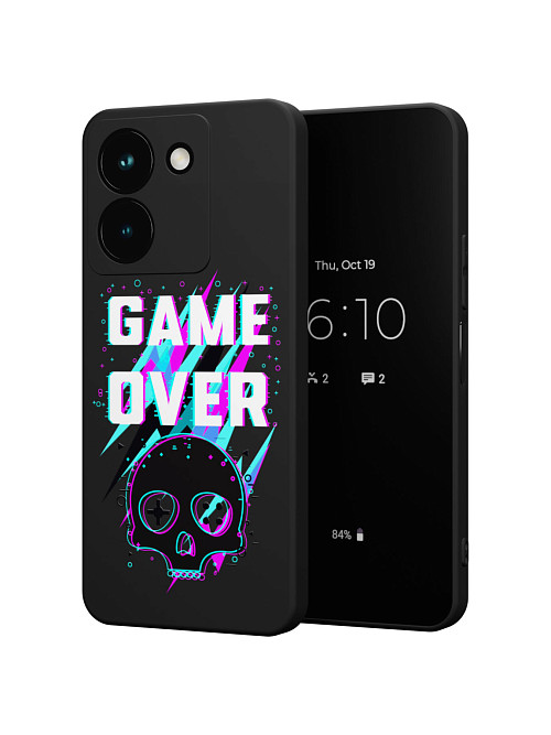 Силиконовый чехол для Vivo Y36 (4G) "Game over"