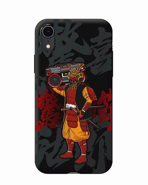 Силиконовый чехол для Apple iPhone Xr "Boombox Samurai"