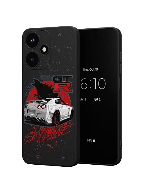 Силиконовый чехол для Infinix HOT 30 (4G) "Nissan SKYLINE GTR"