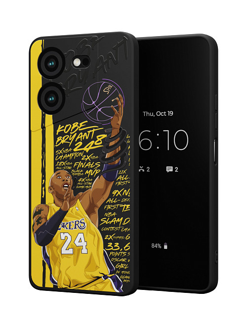 Силиконовый чехол для Tecno Pova 5 (4G) "NOVEL: Kobe Bryant"