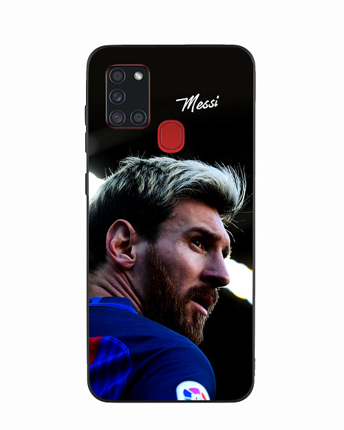 Силиконовый чехол для Samsung Galaxy A21s "Lionel Messi"