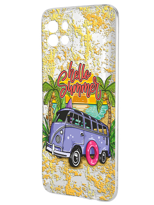 Силиконовый чехол для Samsung Galaxy A03 Volkswagen Transporter