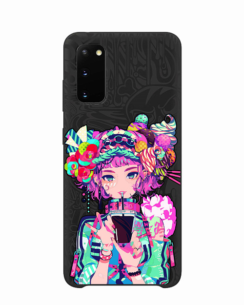 Силиконовый чехол для Samsung Galaxy S20 Lolipop girl