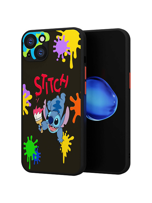 Противоударный чехол для Apple iPhone 13 "NOVEL: Stitch paints"