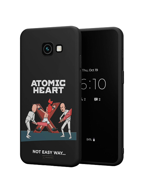 Силиконовый чехол для Samsung A5 2017 "Atomic Heart: Not Easy Way"