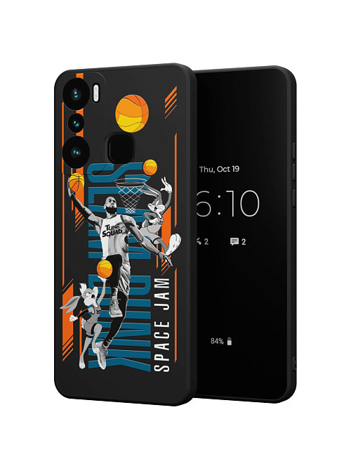 Силиконовый чехол для Infinix Hot 20i "NOVEL: Slam Dunk"