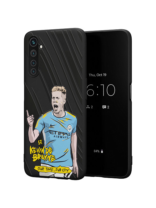 Силиконовый чехол для Realme 6 Pro "NOVEL: Kevin de Bruyne"