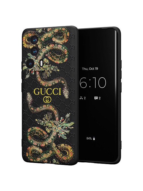 Силиконовый чехол для Xiaomi 13 Lite "NOVEL: Gucci"