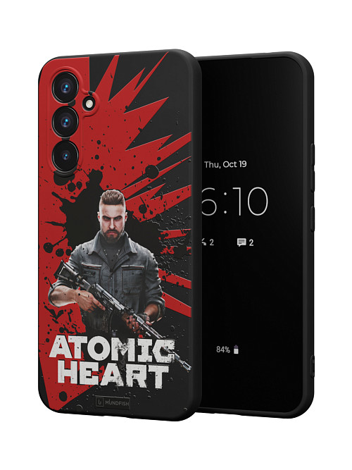 Силиконовый чехол для Samsung Galaxy A54 (5G) "Atomic Heart: Майор Нечаев"