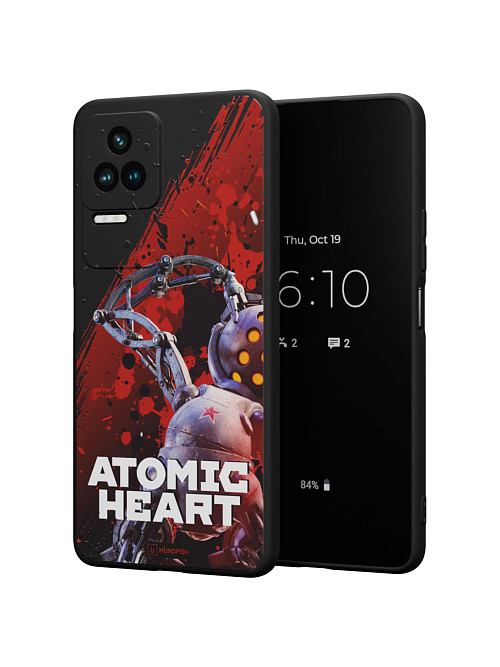 Силиконовый чехол для Poco F4 (5G) "Atomic Heart: Беляш (МА-9)"