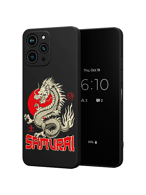 Силиконовый чехол для Xiaomi 13 Pro "Белый дракон"