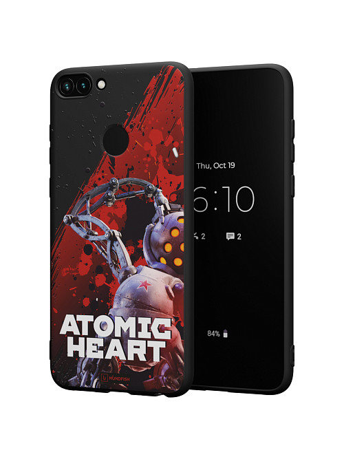 Силиконовый чехол для Huawei P Smart (2018) "Atomic Heart: Беляш (МА-9)"