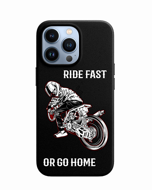 Силиконовый чехол для Apple iPhone 13 Pro Ride fast or go home Силиконовый чехол для Apple iPhone 13 Pro Ride fast or go home