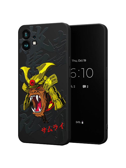 Силиконовый чехол для Nothing Phone 1 "Samurai Kong"