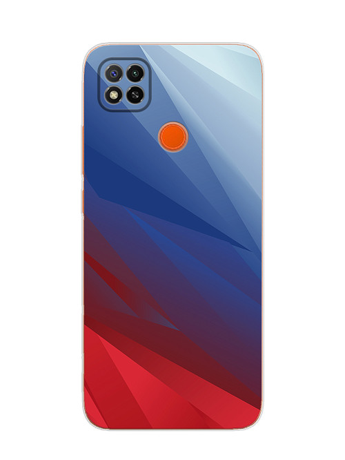 Силиконовый чехол для Xiaomi Redmi 9C Флаг РФ