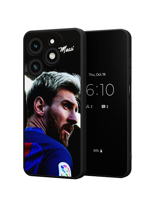 Силиконовый чехол для Tecno Spark Go 2024 "Lionel Messi"