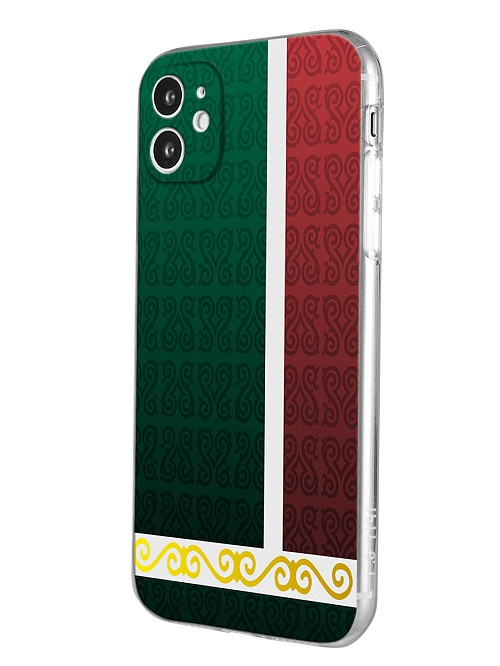 Силиконовый чехол для Apple iPhone 11 Флаг Чечни