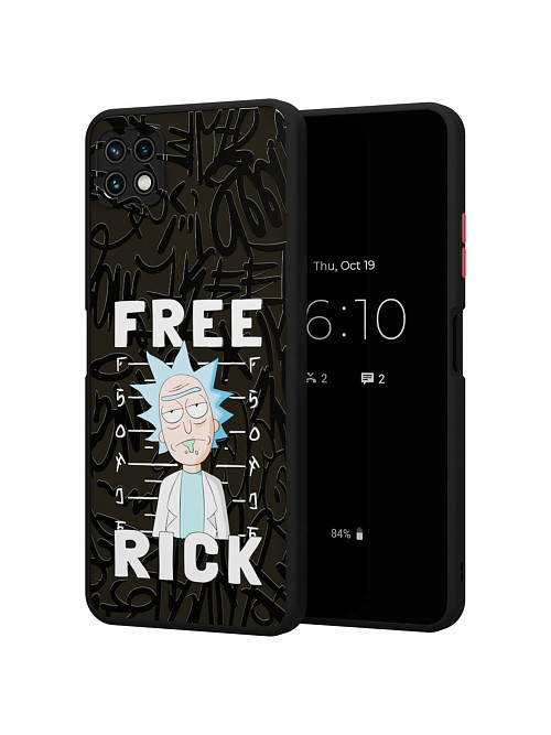 Противоударный чехол для Samsung Galaxy A22s (5G) "NOVEL: Free Rick"