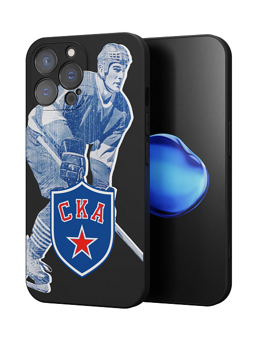 Силиконовый чехол для Apple iPhone 15 Pro Max "СКА: Игрок клуба"