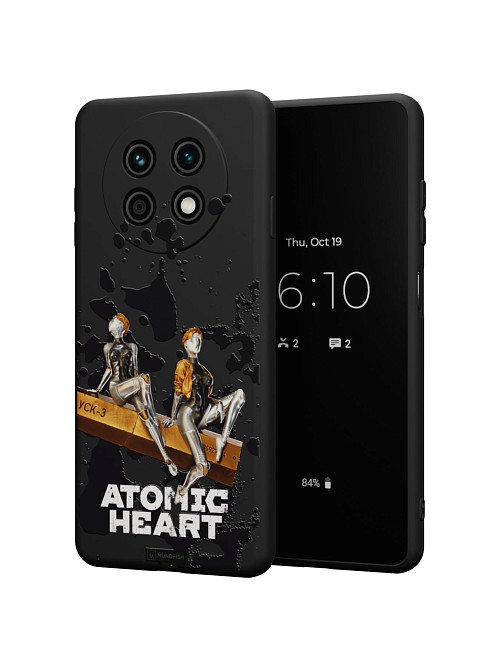 Силиконовый чехол для Huawei nova Y91 "Atomic Heart: Боевые близняшки"