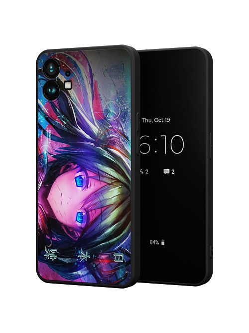 Силиконовый чехол для Nothing Phone 1 "Hatsune Miku"