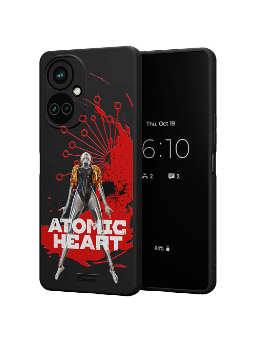 Силиконовый чехол для Tecno Camon 19 "Atomic Heart: Правая близняшка"