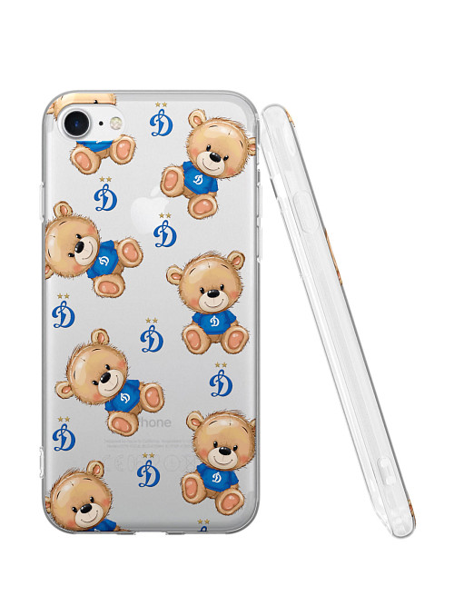 Силиконовый чехол для Apple iPhone 8 "Динамо: Плюшевые медвежата"