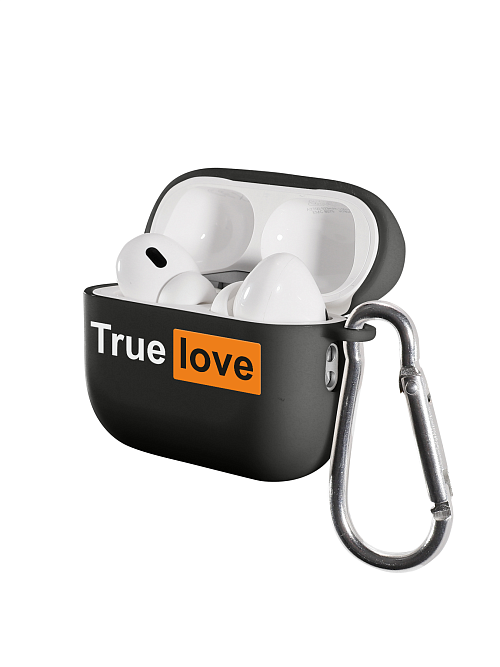 Силиконовый чехол для наушников матовый на AirPods Pro 2 "NOVEL: True Love"