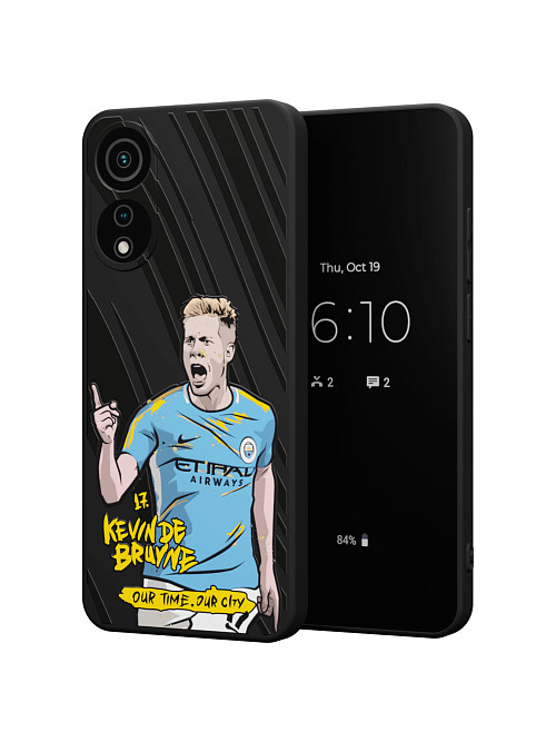 Силиконовый чехол для OPPO A78 (4G) "NOVEL: Kevin de Bruyne"