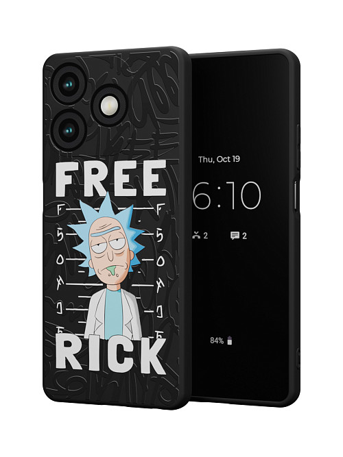 Силиконовый чехол для Tecno Spark 10c (4G) "NOVEL: Free Rick"