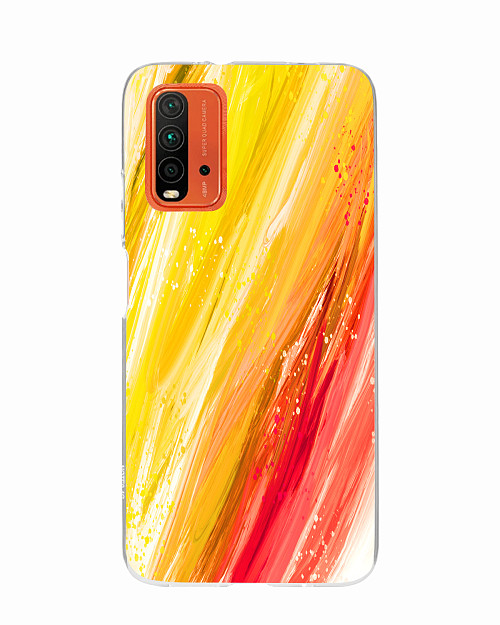 Силиконовый чехол для Xiaomi Redmi 9T "Масляные краски"