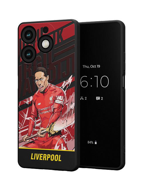 Силиконовый чехол для Tecno Spark 10 Pro "NOVEL: Liverpool"