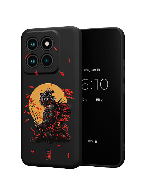 Силиконовый чехол для Xiaomi 14 Pro "Самурай"