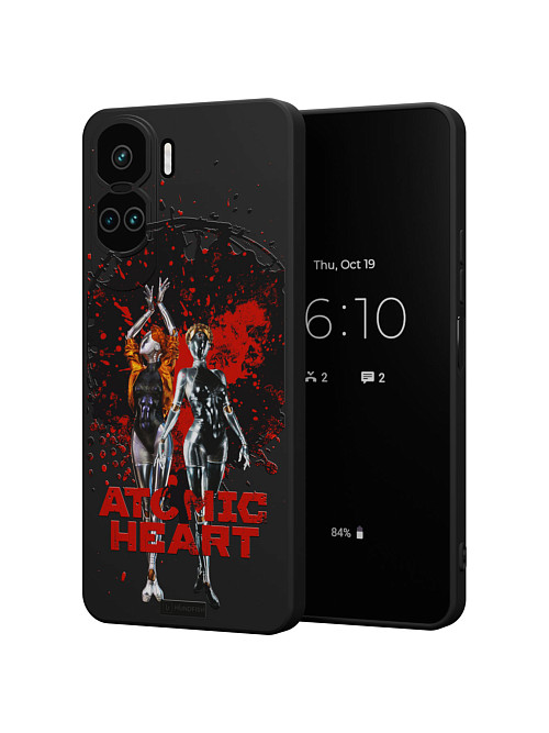 Силиконовый чехол для Honor 90 Lite "Atomic Heart: Близняшки"