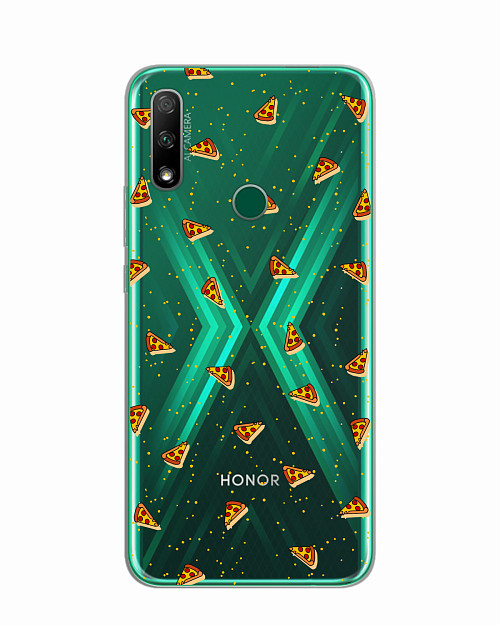 Силиконовый чехол для Honor 9X "Пицца"