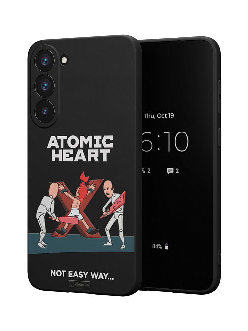 Силиконовый чехол для Samsung Galaxy S23 Plus "Atomic Heart: Not Easy Way"