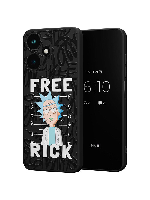 Силиконовый чехол для Infinix HOT 30 PLAY "NOVEL: Free Rick"