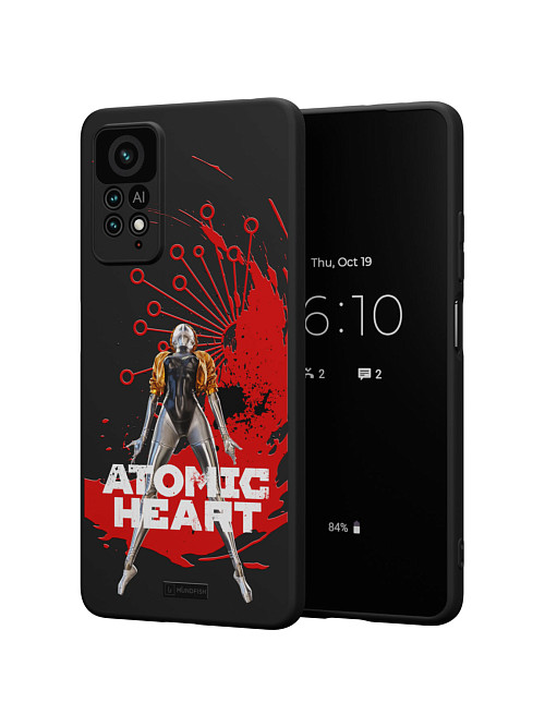 Силиконовый чехол для Xiaomi Redmi Note 12 Pro (4G) "Atomic Heart: Правая близняшка"