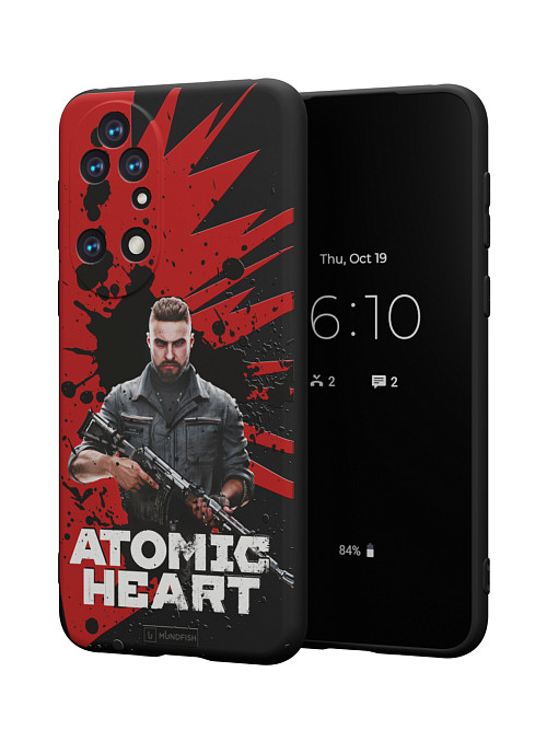 Силиконовый чехол для Huawei P50 "Atomic Heart: Майор Нечаев"