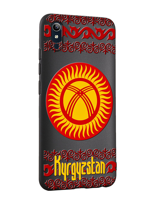 Силиконовый чехол для Vivo Y91C Флаг Кыргызстана