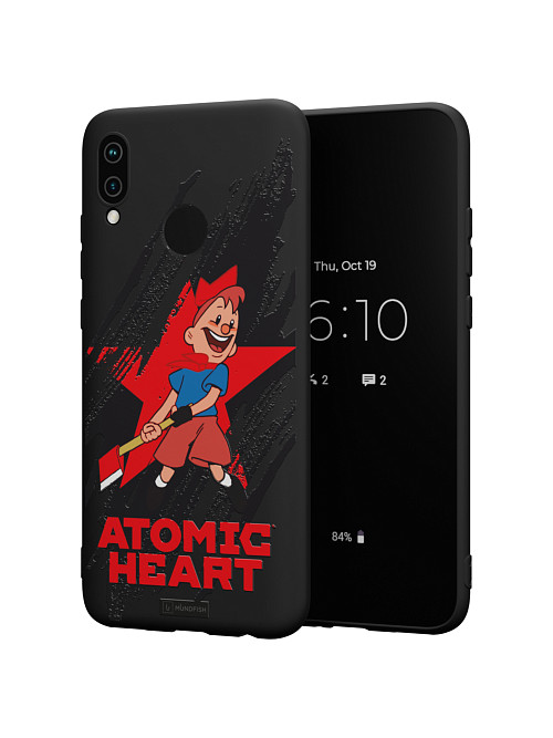 Силиконовый чехол для Huawei P Smart (2019) "Atomic Heart: Пионер"