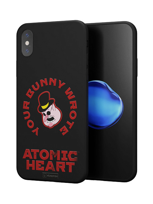 Силиконовый чехол для Apple iPhone X "Atomic Heart: Капиталист"