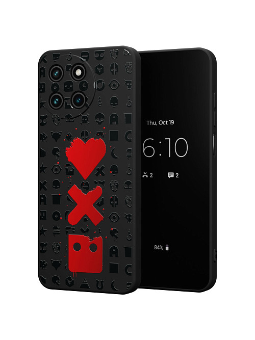 Силиконовый чехол для realme 11 (4G) "Love Death Robots"