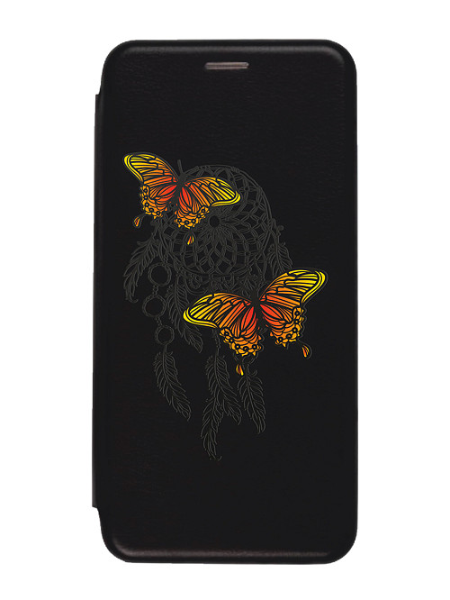 Чехол книжка для Xiaomi Redmi 9A "Бабочки"