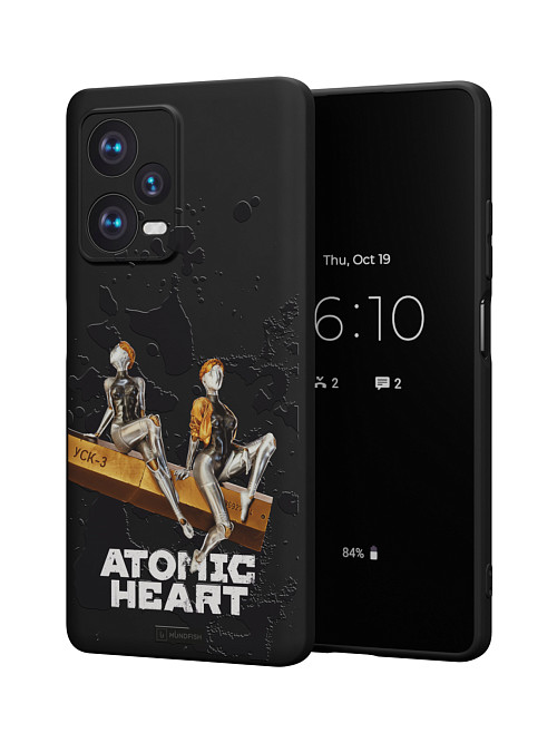 Силиконовый чехол для Xiaomi Redmi Note 12 Pro+ (5G) "Atomic Heart: Боевые близняшки"