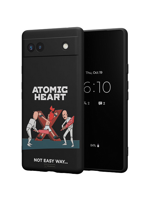 Силиконовый чехол для Google Pixel 6a "Atomic Heart: Not Easy Way"