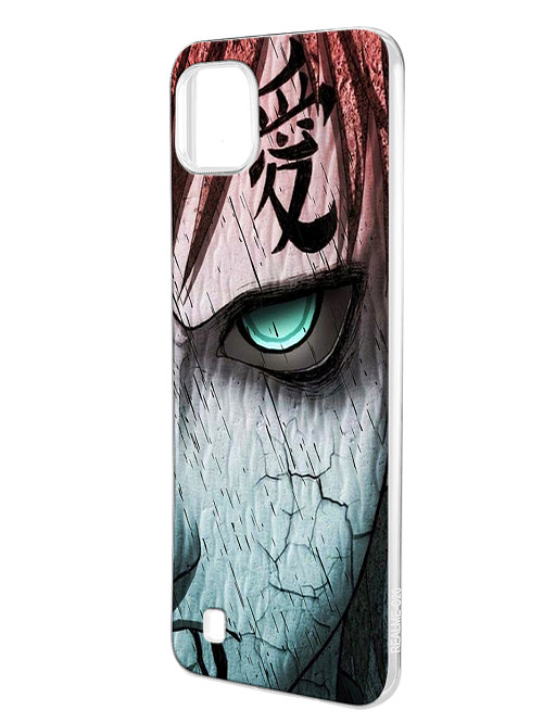 Силиконовый чехол для Realme C11 (2021) Naruto Shippuden - Gaara grimm face